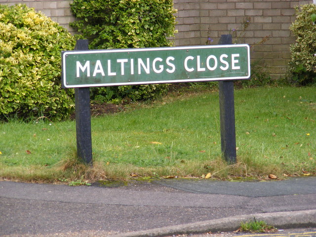 Maltings Close sign