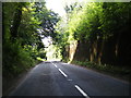 A3057 Leckford Lane looking south