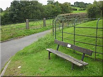 SD4180 : Commemorative bench, Cartmel Lane, Lindale by Karl and Ali