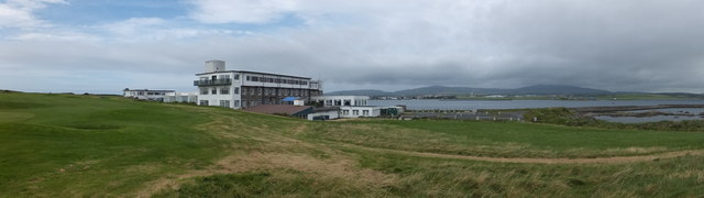 Castletown Golf Links Hotel and beyond - a 120 ° panorama