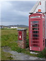 NF7738 : Stilligarry: postbox № HS8 60 and phone by Chris Downer