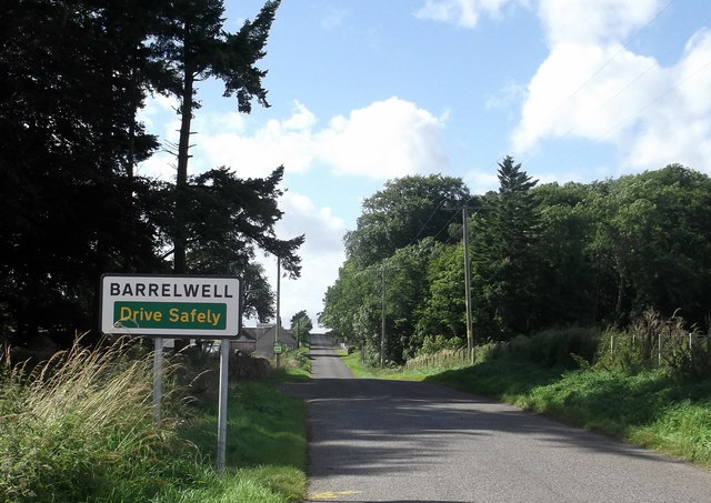 Entering Barrelwell from Brechin