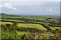 View across fields from Castle Gate