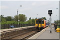 Leicester bound train at Collingham Station