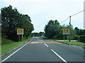 Portsmouth Road at Lower Upham village boundary