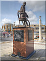 ST1974 : Ivor Novello Statue, Cardiff Bay by David Dixon