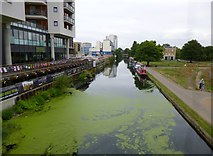 TQ3682 : Bethnal Green, canal by Mike Faherty