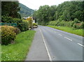 Station Road approaches the residential part of Talybont-on-Usk