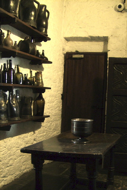 Bunratty Folk Park - Site #4 - Castle - Kitchen Area in Tower