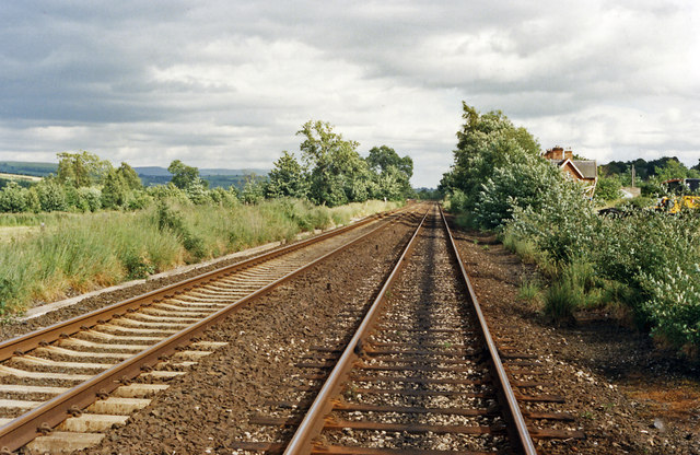 Site of Cotehill station, 1986