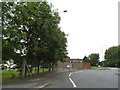 Roundabout on Gaston Bridge Road and Upper Halliford Road