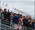 Paralympics rowing, crowd applaud British coxed four winners