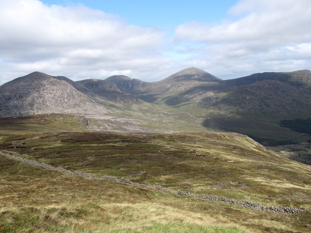 Valley shoulders above the Annalong... © Eric Jones :: Geograph Ireland