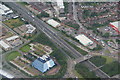 The Pyramid and the M60 from the air