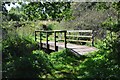 Footbridge over the Abbey Burn