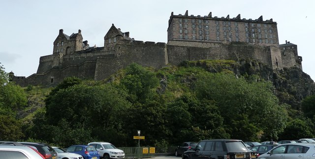 Edinburgh Castle - southwest aspect