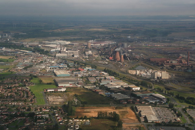 Sunny Scunnie: Scunthorpe steel works... © Chris cc-by-sa/2.0 ...