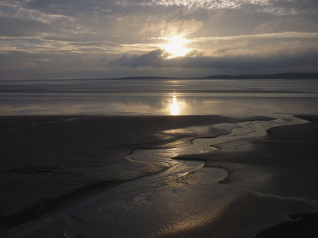 Evening falls over the sands off... © Karl and Ali :: Geograph Britain ...