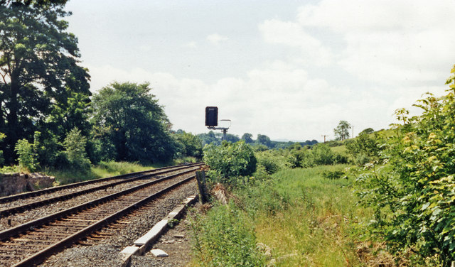 Site of Cummersdale station, 1986