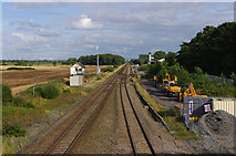SD4631 : Railway line at Salwick by Ian Taylor