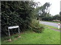 Lymes Road sign, Keele