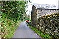 Runner on Kinder Road at Bowden Bridge