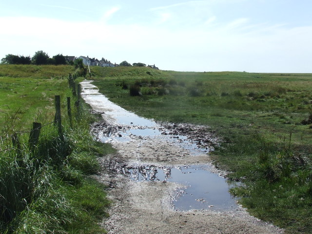 Lancashire Coastal Path near Bolton-le-Sands