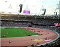 TQ3784 : Field events in the Olympic Stadium by Paul Gillett