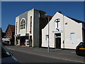 Orion Cinema and Salvation Army Hall on Cyprus Road Burgess Hill
