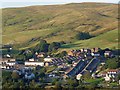 Evening view across the Rhymney Valley