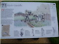 Information board about the Herb Garden, Lewes Priory