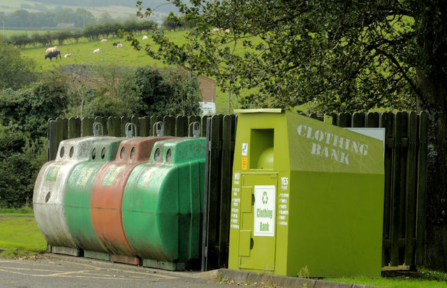 Recycling bins, Crawfordsburn
