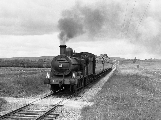 Steam train north of Claremorris