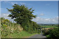 Steep descent on minor road SE of Black Hill