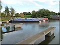 SO8963 : Narrowboats moored at Netherwich Basin by Christine Johnstone