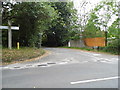 Castle Road at the junction of High Road, Hooley