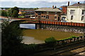 SJ4066 : Chester: the canal from the city walls by Christopher Hilton