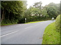 Triangular junction east of Llanfrynach