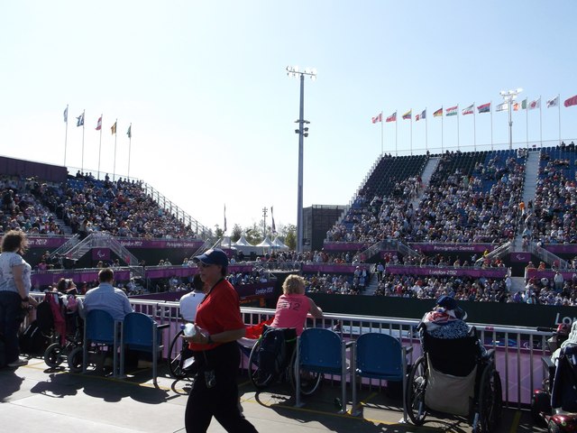 Watching the Wheelchair Tennis, London 2012
