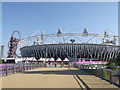 TQ3784 : London Way entrance to the Olympic Park by David Anstiss