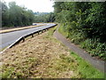 Footpath alongside the A40 near Brecon