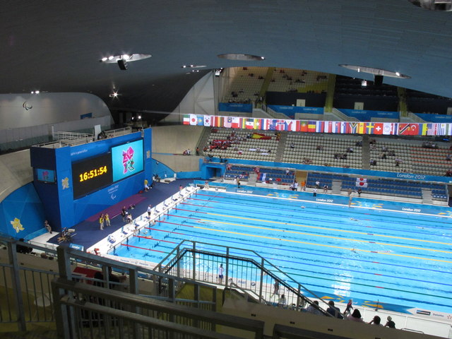 Olympics Aquatics Centre, turn end, big... © David Hawgood cc-by-sa/2.0 ...