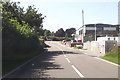 A485 passing Dunbia meat processing plant