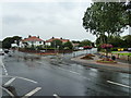 Road junction in the rain, Hornsea