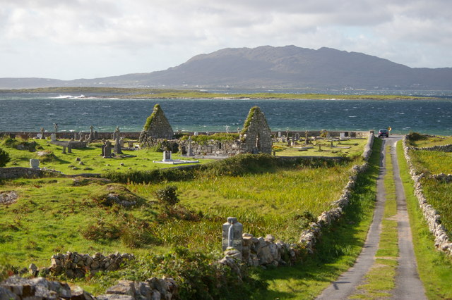 Graveyard and ruined church