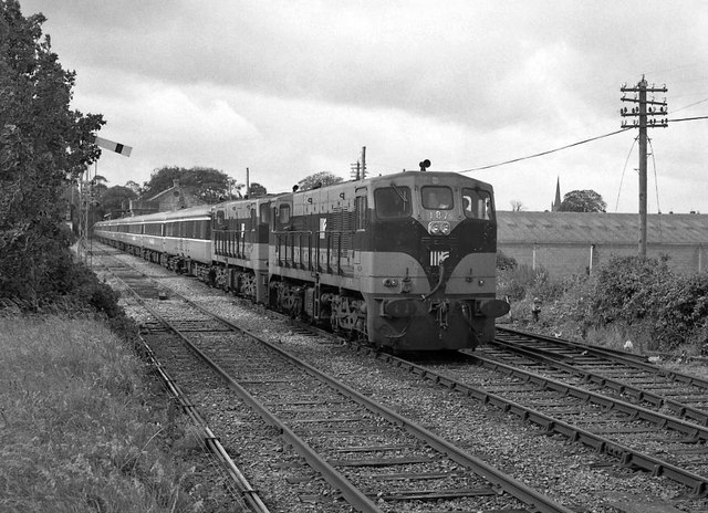 Special train leaving Gort