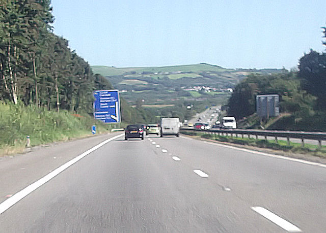 Approaching Junction 45 M4 © John Firth Cc By Sa20 Geograph Britain And Ireland 5194