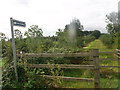 Bridleway meets the A44