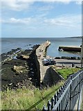 NO5116 : St Andrews - pier and harbour from ruin of St Mary's  by Rob Farrow