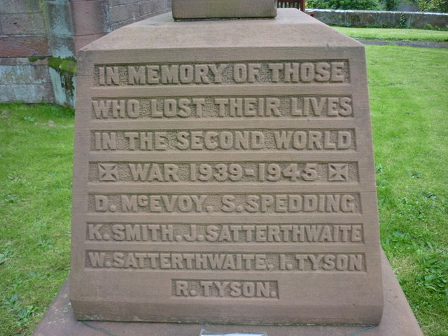 The War Memorial at Calderbridge